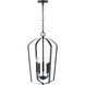 Ivey Lake 5 Light 15.75 inch Matte Black Indoor Pendant Ceiling Light